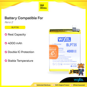 WIXEL Baterai Oppo Reno 2 BLP735 Double Power Real Capacity Batre Batrai Battery Original Ori BLP 735 HP Handphone Dual