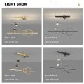 IGDL Nordic starry pendant light with ceiling fan modern luxury dining room lamp creative decorative table chandelier multi-mode hanging lighting copper motor fan lamps. 