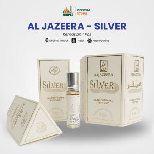 Parfum Al Jazeera Silver 6ml Roll on Parfum Sah Untuk Sholat