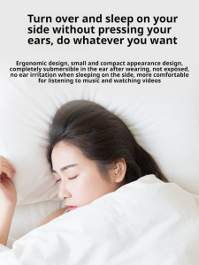 Sports sleep bluetooth headphones not in the ear ultralong life black technology sports headphones