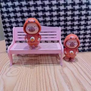 Face Changing Capybara Keychain Kawaii Cartoon Hang On Bag Accessories Anime Figures Keychains birthday gift