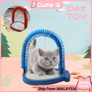 Cat tickler arched hair rub pet toy cat scratching post mouse doll cat toy kucing mainan bergerak cat scratch toy