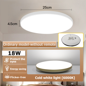 【🔥Ready Stock🔥】CANMEIJIA Ultra Thin Led Ceiling Lamp 18w 30w 40w 50W Modern Panel Ceiling Lights For Living Room Bedroom Kitchen Indoor Lighting