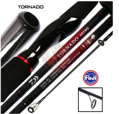 DAIWA TORNADO BAIT CASTING AND SPINNING ROD MADE IN VIETNAM 2019
