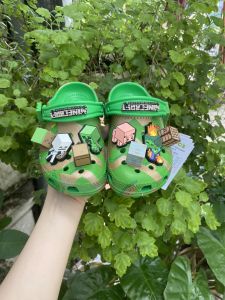 CrocsFanClub - Sục Minecraft cho trẻ em size C10-J4. siêu nhẹ Pb226 thêm màu mới