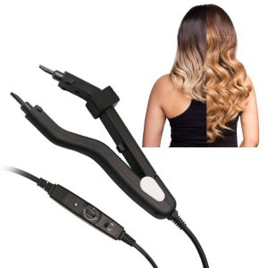 BAIXL EU/US Plug Hair Extension Iron Adjustable Temperature Professional Keratin Bonding Tools DIY Fusion Smart Mini Heating Tip Salon