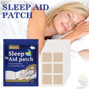 Sleep Patch Insomnia Aid – 48pcs Natural Sleep Patches to Relieve Anxiety & Stress Improve Sleep Quality Calm Mind & Body Easy Stick-On Sleeping Plaster for Deep Rest Relaxation & Nighttime Support