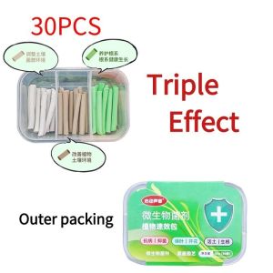 Baja Bunga Garden Plant Slow-Release Nutrient Stick Flower Fertilizer植物缓释棒营养棒花肥料养花通用型盆栽植物棒状花肥片