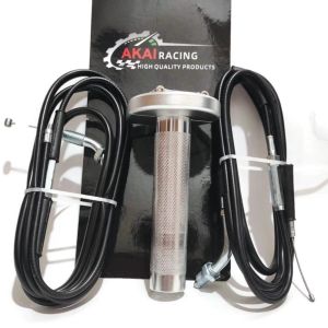Gas Spontan Model Ktc Kabel 2 Akai Racing Original Full Cnc Premium Universal Semua Motor Rx kingVixionR15XabreCbrCb150rSonicSatria FuMx KingMxNinja RNinja RRNinja 250R25NmaxAeroxVario & Motor Lain Nya