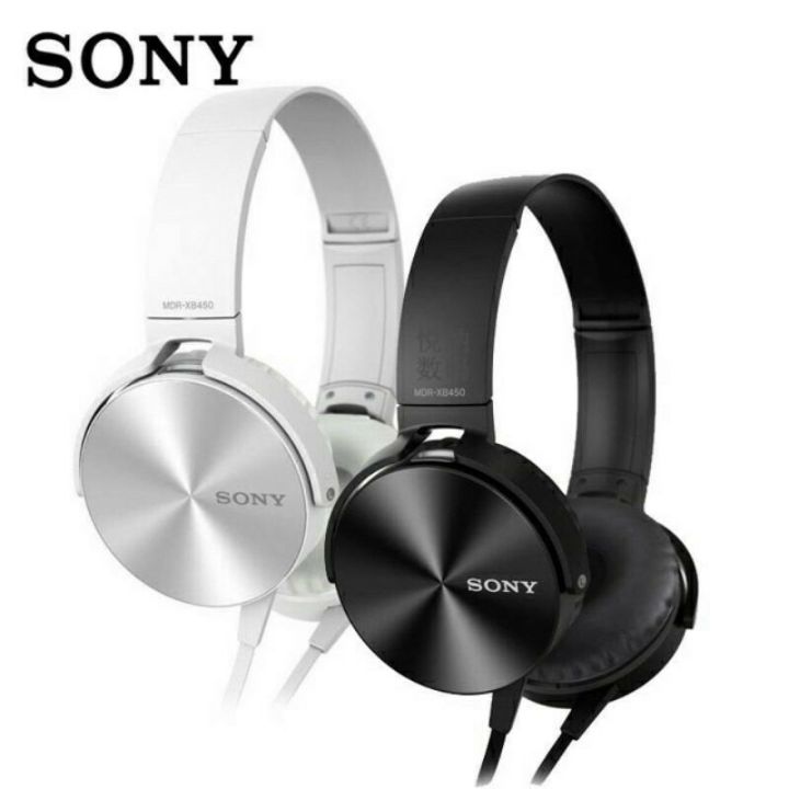 sony mdr-xb450ap extra bass headset headphone headphone with mic