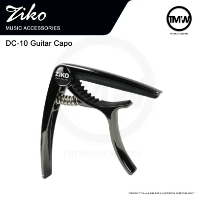 [LIMITED STOCK] Ziko DC-08 DC-10 Silver/Black High Grade Guitar Capo Alloy DC08 DC10 Absolute Piano Accessories DC 08 10 The Music Works Piano Store MA3