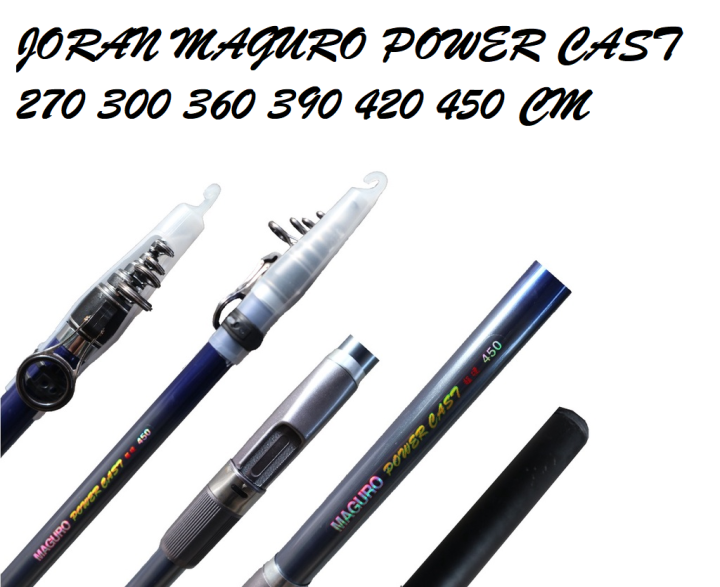 Joran Pancing Laut Maguro Power cast 270 300 360 390 420 450 Surf