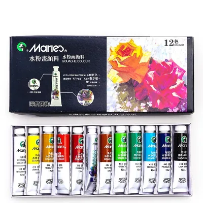 【Mi Art Supplies】Maries Extra Fine Gouache Watercolor Paint Set