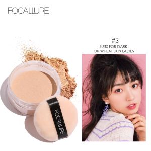 FOCALLURE Super Fine Loose Powder - 3 Colours Bedak Tabur