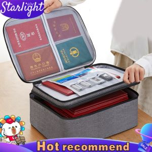COD Starlight Tempat Kotak Dokumen Buku-Buku Tas Dokumen Tempat Penyimpanan File Storage Bag dengan Password Security Lock Travel Storage Box HDK307
