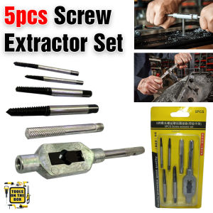 5pcs Hand Screw Thread Tap Wrench Rethreading Tool Set