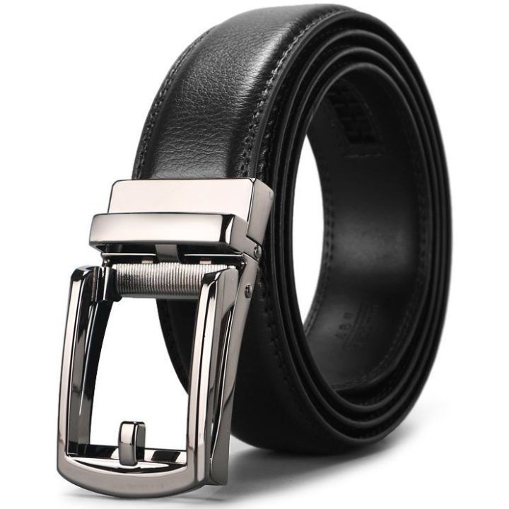 Business belt New Male Designer Automatic Buckle Cowhide
