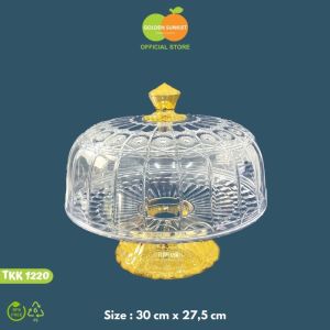 Tempat Kue Roti Cake Tray Bening TK 146 TKK 1205 Golden Sunkist