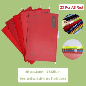 Long Hanging File Folder Organizer Document Bag for Filing Cabinet/Hanging File Organizer Box Office Supplies 25Pcs
