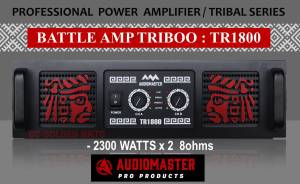 Audiomaster Tribal Series Battle Power Amplifier TRIBOO TR1800 TR2000 Battle Amp Upgrade 2026