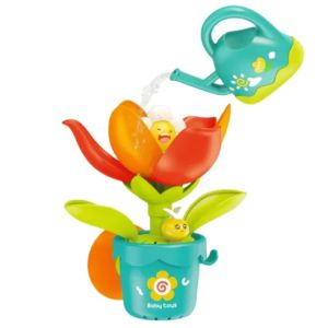 XFZHG Suction Cup Watering Flowers Bathtub Toy Outdoor Universal Educational Interactive Bath Toy Interactive Set Strong Suction Kids Toddlers Bath Toy Bathtub Play