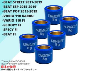 Roller Beat Fi ESP Vario 110 Fi Scoopy Fi Spacy Fi Racing Yamagata 7 sd 10 gr