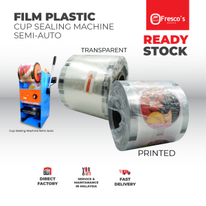 Semi Auto TRANSPARENT FILM Cup Sealing Machine