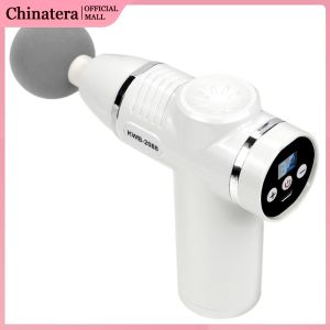 Compact Design 12-Head Mini Fascia with 32 Speeds Rechargeable LCD Muscle Massager for Home and Gym Use
