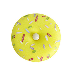 Donut Sponge Brush Pot Kitchen Clean Double Sided Suction Cup Washing Cotton Donut Brush Pot Sponge Dish Washing Brush