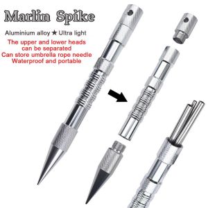 LITUILI Dây Ren Tự làm Kim viền Làm việc May thủ công Dụng cụ tháo đinh Marlin Mũi Nhọn Marlin Dành cho Paracord hoặc da Bộ dụng cụ trang sức