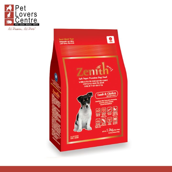 Zenith soft premium dog hot sale food