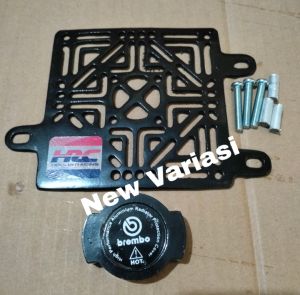Paket Cover Radiator Tutup Radiator HRC HOLOGRAM + Radiator Cap Bulat Vario 125 Vario 150 PCX 150 ADV 150 CNC