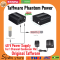 Phantom Power Untuk Mic Condenser 1 Channel 48V Original Taffware. 