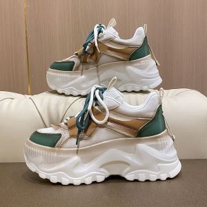 SoleSerenity 2025New Korean Chunky Sneakers High Cut Rubber Shoes For women#A26