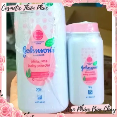(Free Ship) (Combo 5 Chai) Phấn rôm phấn thơm Johnson baby powder 50g Thấm hút chất ẩm dư thừa hiệu quả cho bé sảng khoái và thơm mát cả ngày