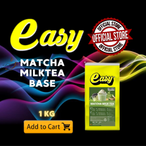 EASY BRAND Matcha Milktea Improved Base Powder 1KG - Indulge in the exquisite world of matcha