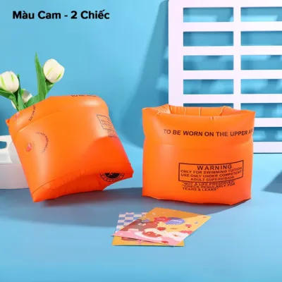 Phao tay trẻ em người lớn tập bơi túi khí kép an toàn dày dặn cứu hộ cứu sinh bơi sông biển