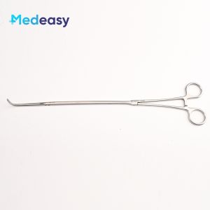 Thoracoscopic surgery instrument forceps   Double-jointed hemostatic forceps Angle bend at 25mm