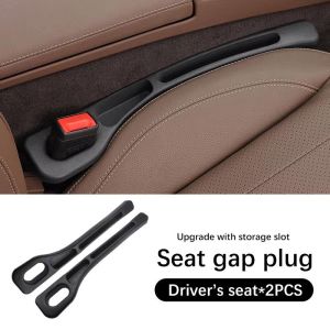 Car Seat Gap Filler Set Soft Foam Multifunctional Seat Side Gap Filler with Organizer Car Seat Gap Leak-proof