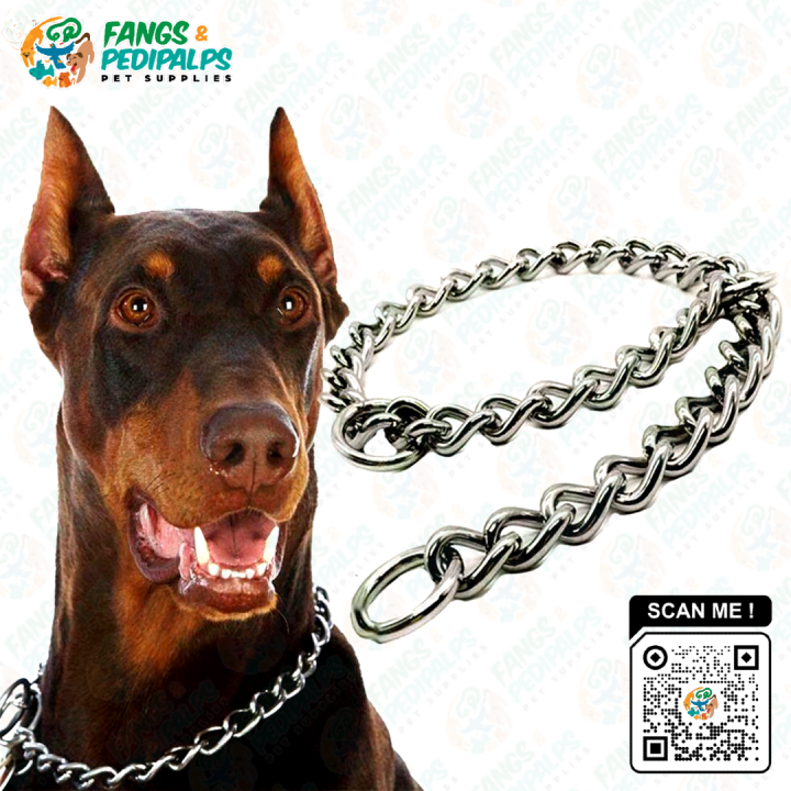 Padded Slip Chain For Dogs Dog Chain Choker Collar Slip Collar