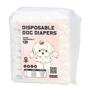 BHQ PET ผ้าอ้อมสุนัขขนาดเล็ก ผ้าอ้อมสุนัข S/M/L/XL เพศเมีย ผ้าอ้อมน้องหมา ผ้าอ้อมสัตว์เลี้ยง ราคาถูก ผ้าอ้อมแมว