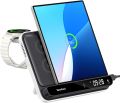 Wireless Charger for Samsung Z Fold/S25 Ultra, 30W Fast Charging Station for Samsung Z Fold 6/5/4/3/2, Foldable Charger Stand for Galaxy Watch 7/Ultra/6/5/4/3, SwanScout 710FS. 