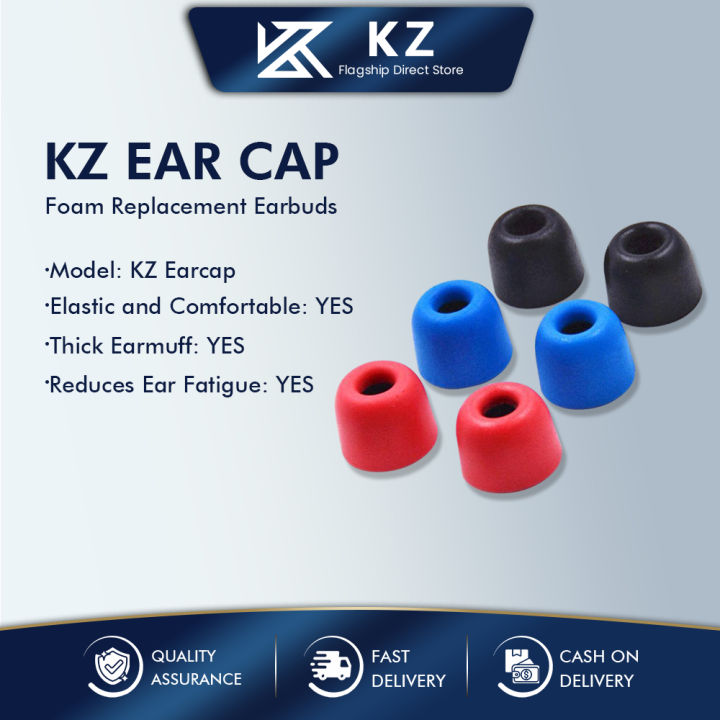 3 pairs KZ Ear Cap InEar Earcaps Silicone Cap Replacement Earbud Tips