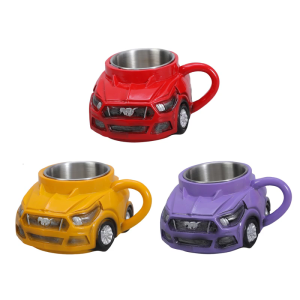 Weird Automotive Shape Coffee Mug Decorative Beverage Holders Car Mug Ceramic Drinkwares for Office or Home Use
