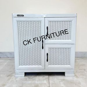 LEMARI PLASTIK LEMARI PAKAIAN RAK PLASTIK NAPOLLY LEMARI MINIMALIS PUTIH