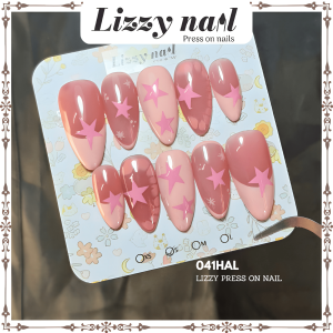 Lizzy Nail 041 | Nailbox Móng Úp Ngôi Sao Y2k | Set 10 Móng Giả Press On Nails