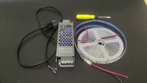 2835 LED strip light incude Power Supply Suit 12/24V 100W 200W 300W 400W Option Plug 5m 10m