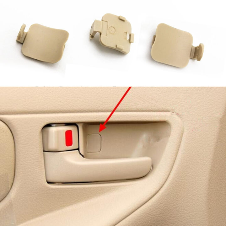 2pc Car inner door handle screw cover for Toyota Corolla Altis 2001