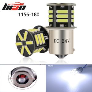 ไฟเลี้ยว LED รถยนต์ ขั้วกลม 1156 7020 21LED 12V/24V สีส้ม คุณภาพสูง