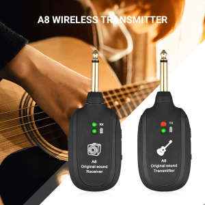 BERGARANSI KEEP MOTION UHF Jek Jack gitar Wireless listrik elektrik System Transmitter Receiver A8